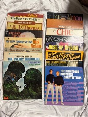 Vintage Vinyl Records Lot - 20 Assorted Albums various genres